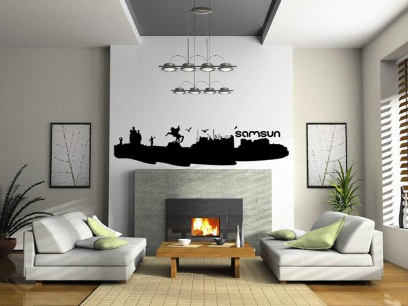 Sticker Masters Samsun Silueti Duvar Sticker ürün görseli