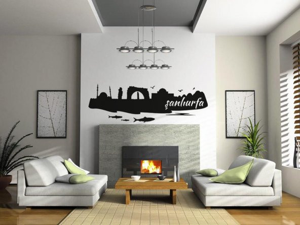 Sticker Masters Şanlıurfa Silueti Duvar Sticker ürün görseli 1