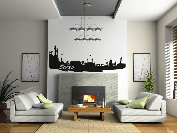 Sticker Masters Sivas Silueti Duvar Sticker ürün görseli