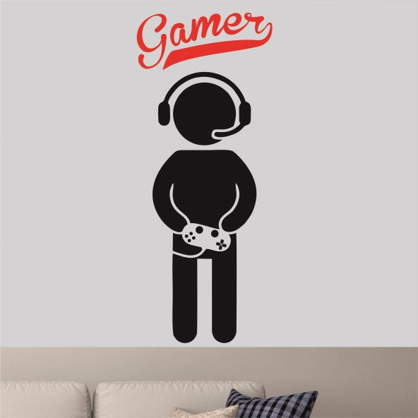 Sticker Masters Gamer Oyuncu Duvar Çocuk Odası Sticker ürün görseli
