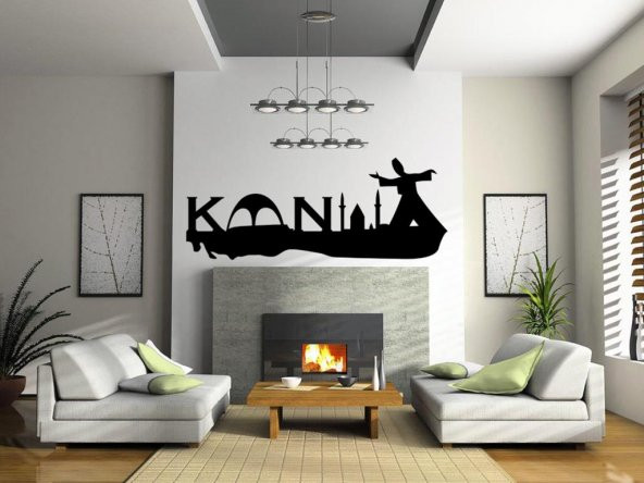 Sticker Masters Konya Silueti Duvar Sticker ürün görseli 1