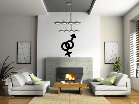 Sticker Masters Man And Women Duvar Sticker ürün görseli