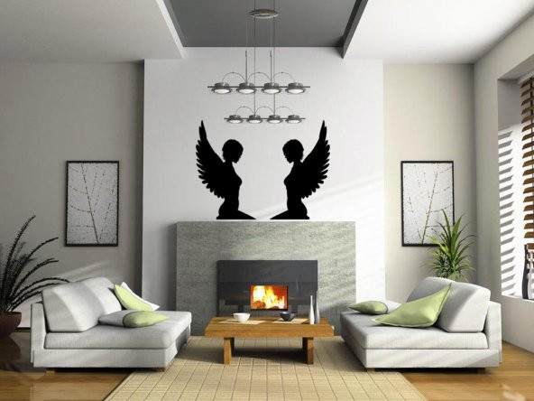 Sticker Masters Kanatlı Melek Duvar Sticker ürün görseli
