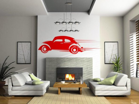 Sticker Masters Klasik Araba Duvar Sticker ürün görseli