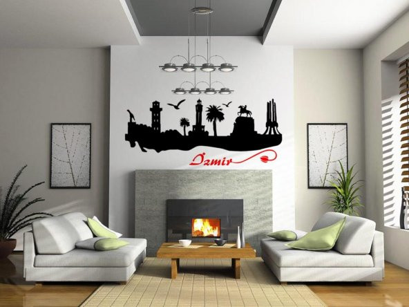 Sticker Masters İzmir Siluet Duvar Sticker ürün görseli 1