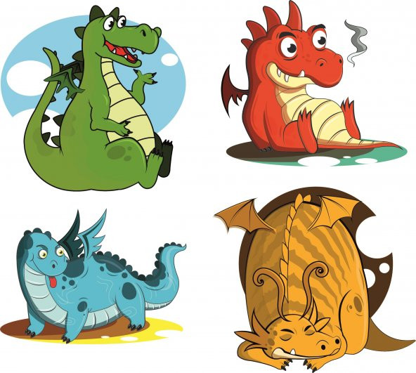 Sticker Masters Sevimli Canavarlar Duvar Çocuk Odası Sticker ürün görseli