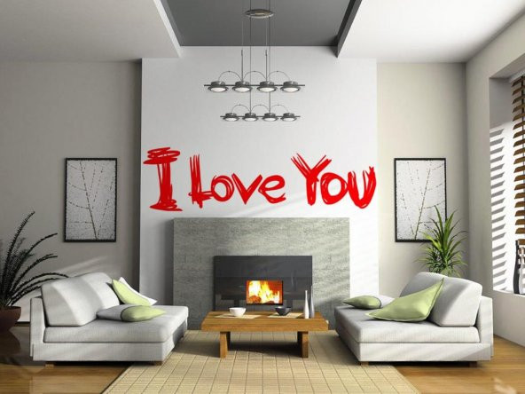 Sticker Masters I Love You Duvar Sticker