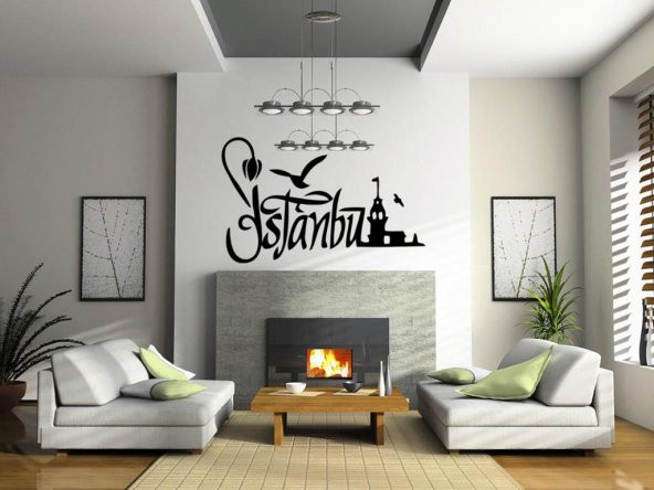 Sticker Masters İstanbul Siluet Duvar Sticker ürün görseli 1