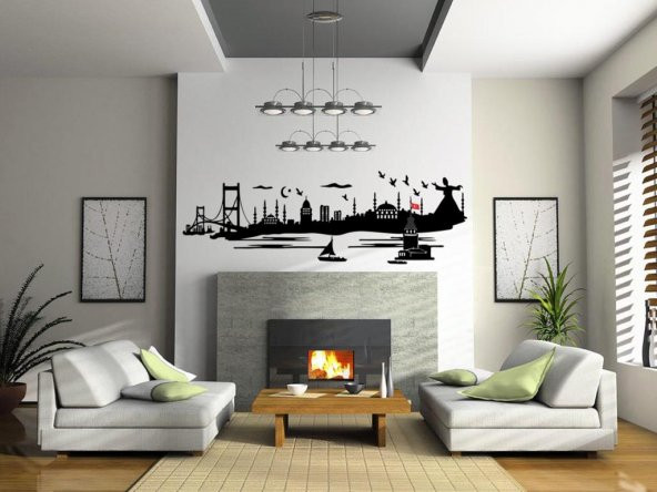 Sticker Masters İstanbul Siluet Semazen Duvar Sticker ürün görseli