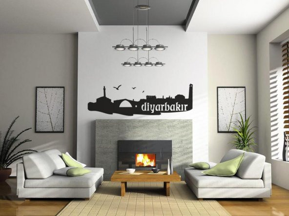 Sticker Masters Diyarbakır Siluet Duvar Sticker ürün görseli