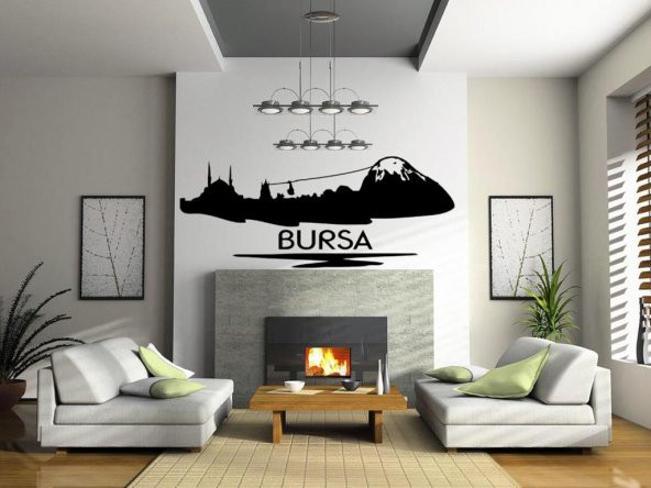 Sticker Masters Bursa Siluet Duvar Sticker