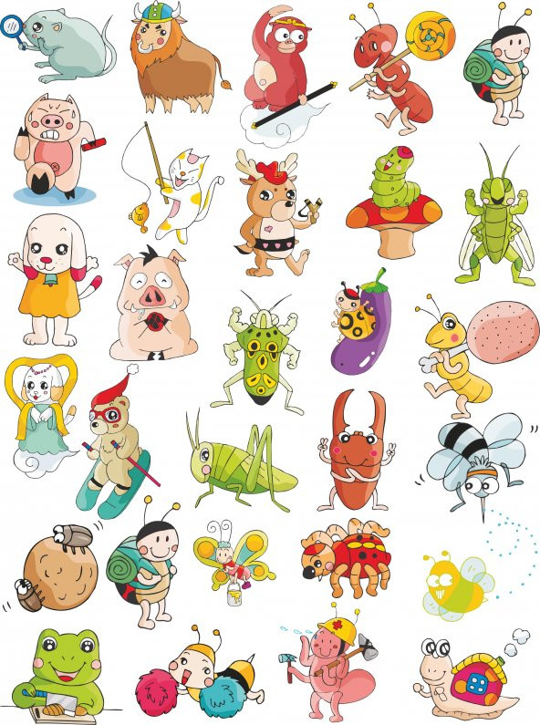 Sticker Masters Hayvanlar-2 Çocuk Odası Sticker ürün görseli