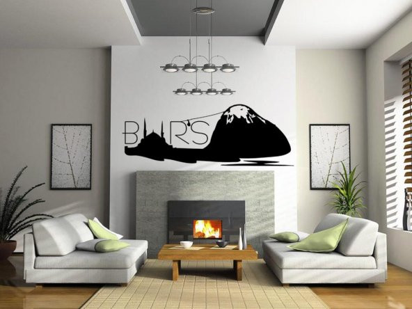 Sticker Masters Bursa Siluet Duvar Sticker 2