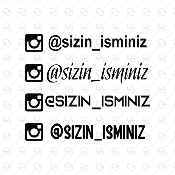 Sticker Masters instagram Araba Motor Pc Etiket Çıkartma 24 Cm