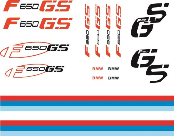 Sticker Masters Bmw F650 Full Sticker Set