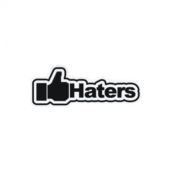 Sticker Masters Haters Sticker ürün görseli 1