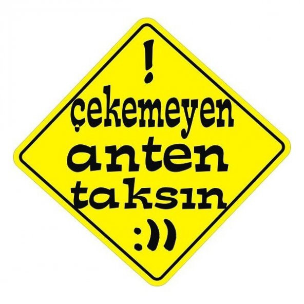 Sticker Masters Çekemeyen Anten Taksın Sticker ürün görseli
