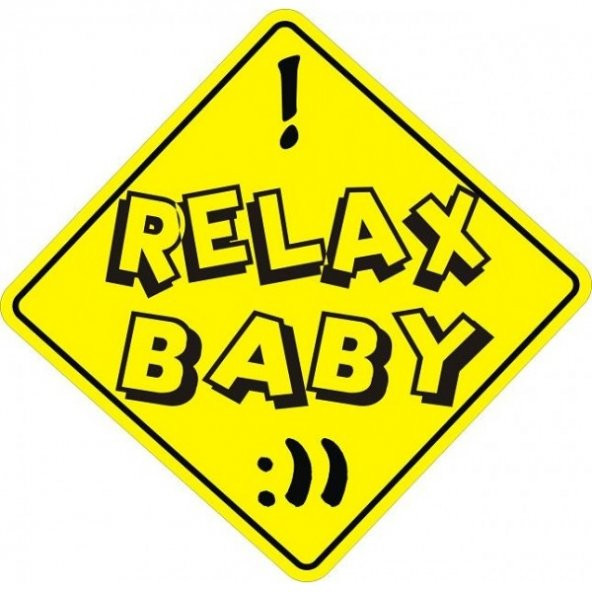 Sticker Masters Relax Baby Sticker ürün görseli 1
