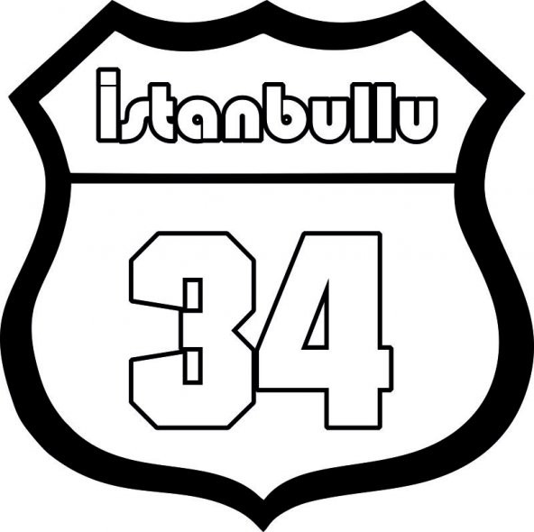 Sticker Masters İstanbullu 34 Oto Sticker ürün görseli 1