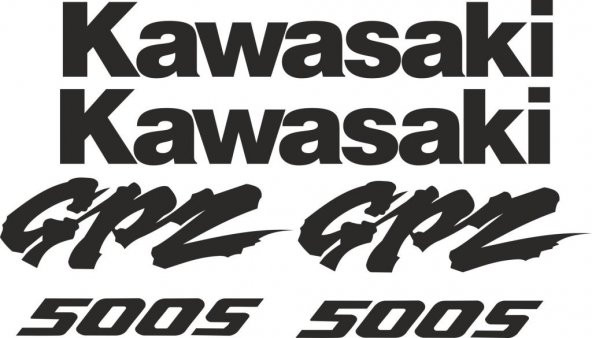 Sticker Masters Kawasaki Gpz 500 Sticker Set