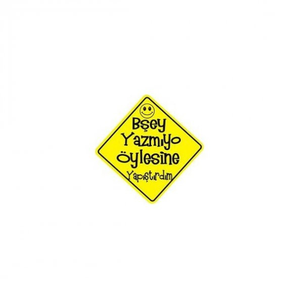 Sticker Masters Bişey Yazmıyo Sticker - 1