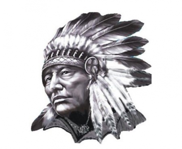 Sticker Masters Kızılderili Sticker(Küçük Boy) ürün görseli