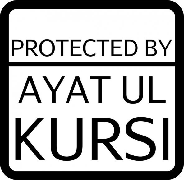 Sticker Masters Protected By Ayal Ul Kursi (Ayetel Kürsi Sticker)