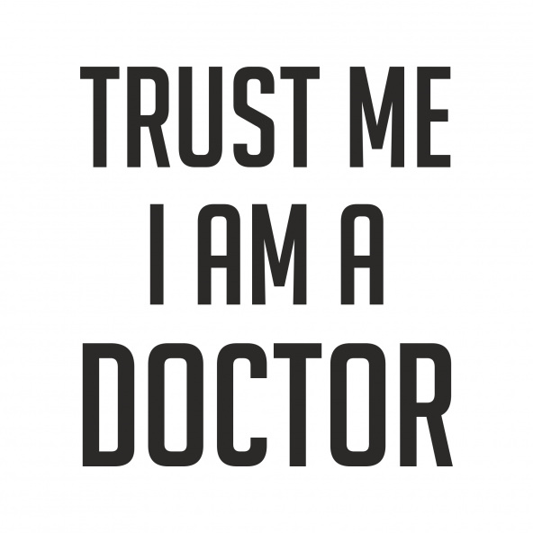 Sticker Masters Trust Me I Am A Doctor(Doktor Sticker)