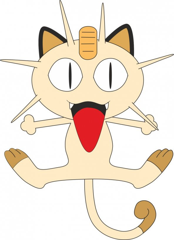 Sticker Masters Pokemon Meowth Sticker ürün görseli 1
