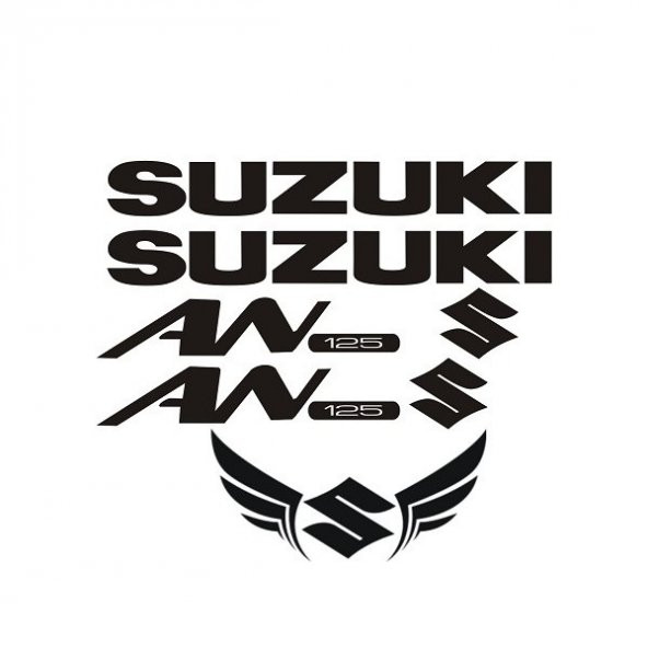 Sticker Masters Suzuki An 125 Sticker Set