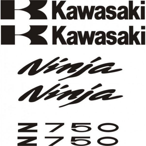 Sticker Masters Kawasaki Z750 Sticker Set-1