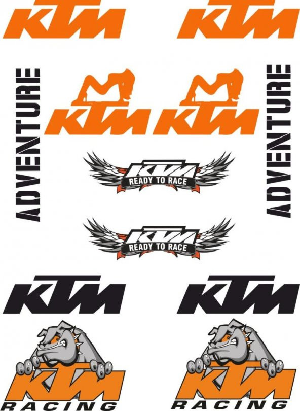 Sticker Masters Ktm Sticker Seti