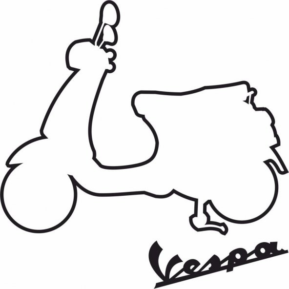 Sticker Masters Vespa Mania Sticker ürün görseli