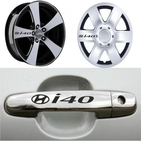Sticker Masters Hyundai İ40 Kapı Kolu Jant Sticker ürün görseli