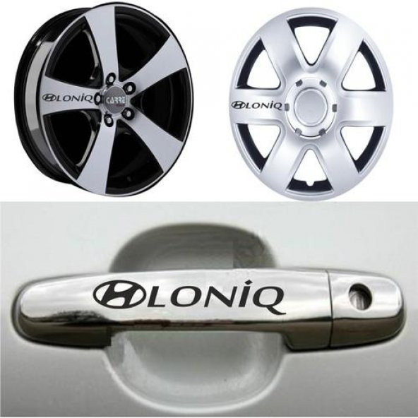 Sticker Masters Hyundai Loniq Kapı Kolu Jant Sticker ürün görseli