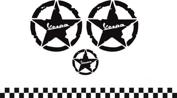 Sticker Masters Vespa Sticker Set