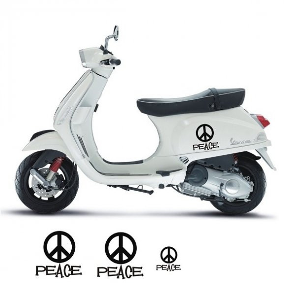 Sticker Masters Vespa Peace Sticker ürün görseli 1