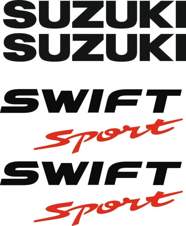 Sticker Masters Suzuki Swift Sport Sticker ürün görseli
