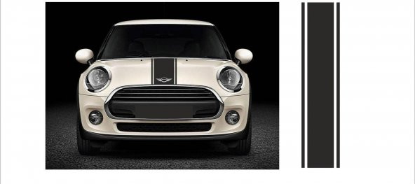 Sticker Masters Mini Cooper Ön Kaput Şerit Sticker - 1