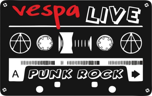 Sticker Masters Vespa Kaset Sticker - Resim 2