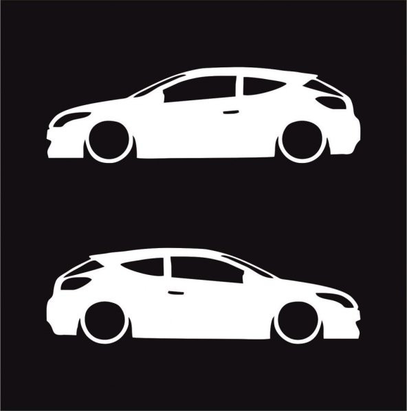 Sticker Masters Megane 3 Sticker - Resim 2