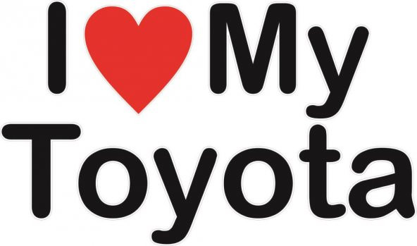 Sticker Masters I Love My Toyota