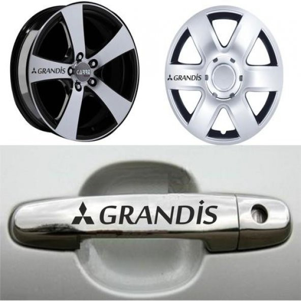 Sticker Masters Mitsubishi Grandis Kapı Kolu Jant Sticker ürün görseli 1