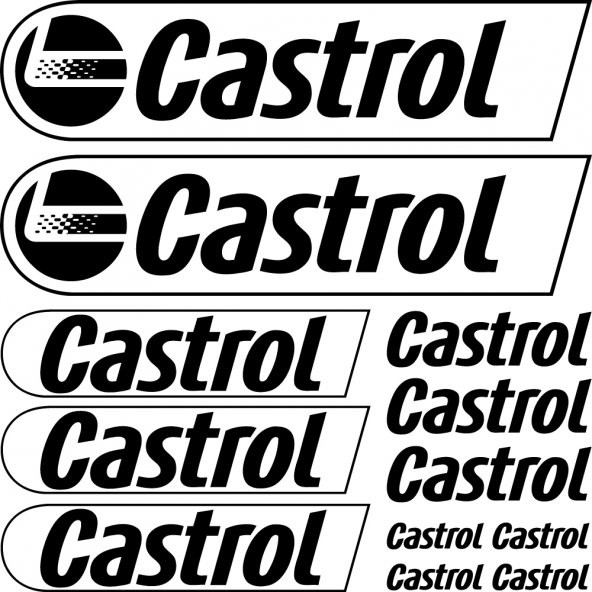 Sticker Masters Castrol Sponsor Set Sticker ürün görseli
