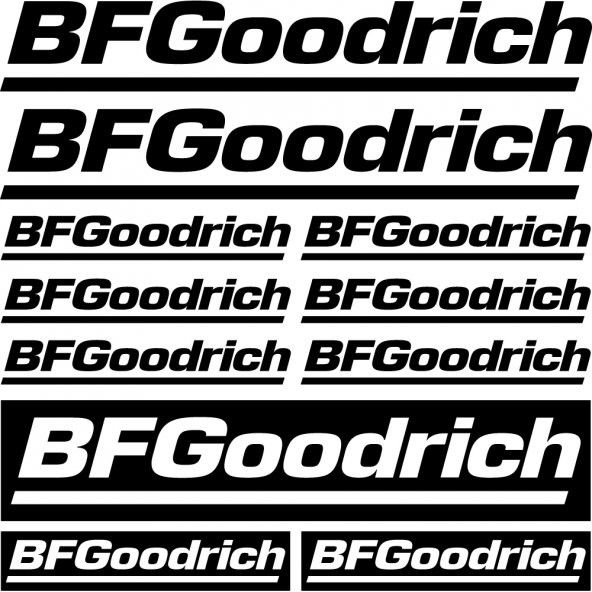 Sticker Masters Bf Goodrich Sponsor Set Sticker - 1