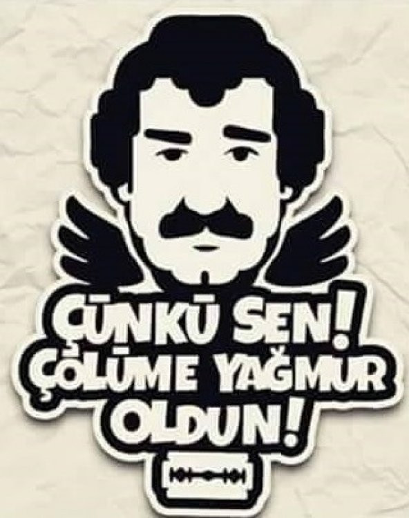 Sticker Masters Çünkü Sen çölüme yağmur oldun Sticker