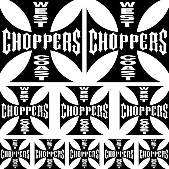 Sticker Masters West Coast Choppers Sponsor Set Sticker