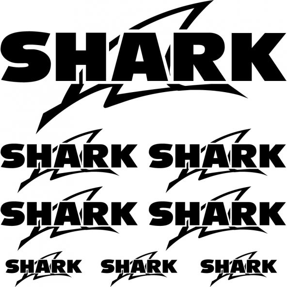 Sticker Masters Shark Sponsor Set Sticker - 1
