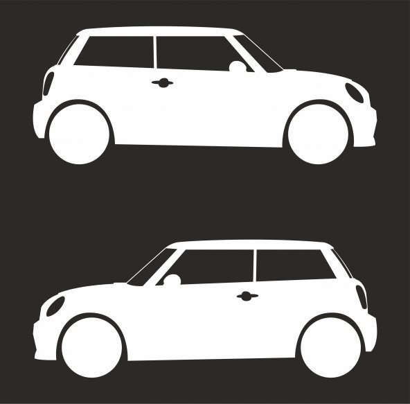 Sticker Masters Mini Cooper Basık Araç Sticker