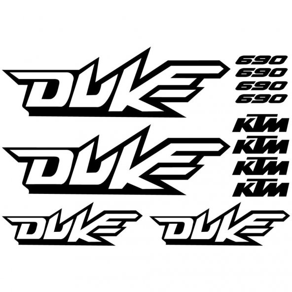 Sticker Masters Ktm 690 Duke Sticker Set 2